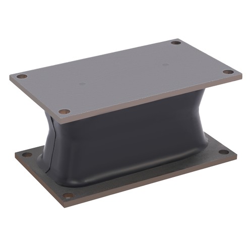 Rubber vibratory plate - rubber,